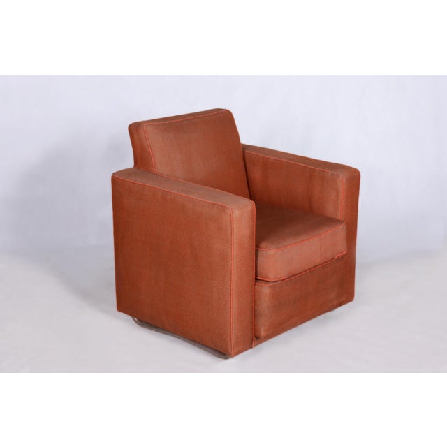 Textile Art Deco Seating Set by Oldřich Liška for Vichr a Spol., Czech, 1930s, Set of 3 For Sale - Image 7 of 18