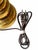 Mid 20th Century Stiffel Brass-Tone Fluted Trophy Urn Table Lamp With Pleated Shade For Sale - Image 9 of 10