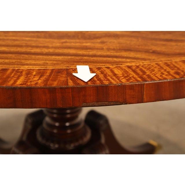 Baker Furniture 'Collectors Edition' Round Mahogany Pedestal Dining Table For Sale - Image 17 of 18