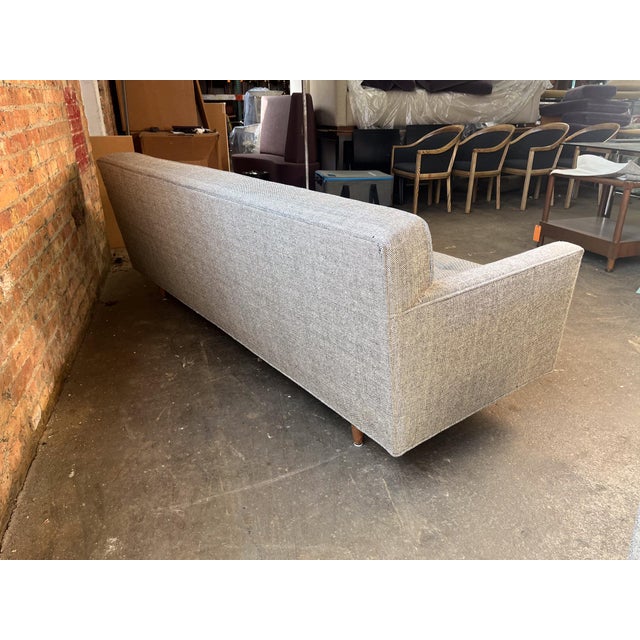 Wood Finn Juhl Rare 'Model 9316' Sofa for Baker in Original Wool Fabric by Knoll, 1950's For Sale - Image 7 of 10
