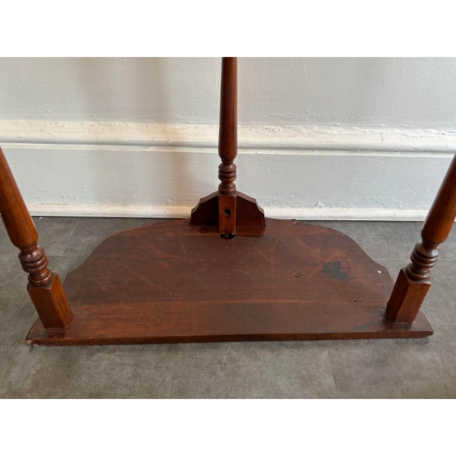 Antique Demi Lune Table With Shell Motif For Sale - Image 9 of 11