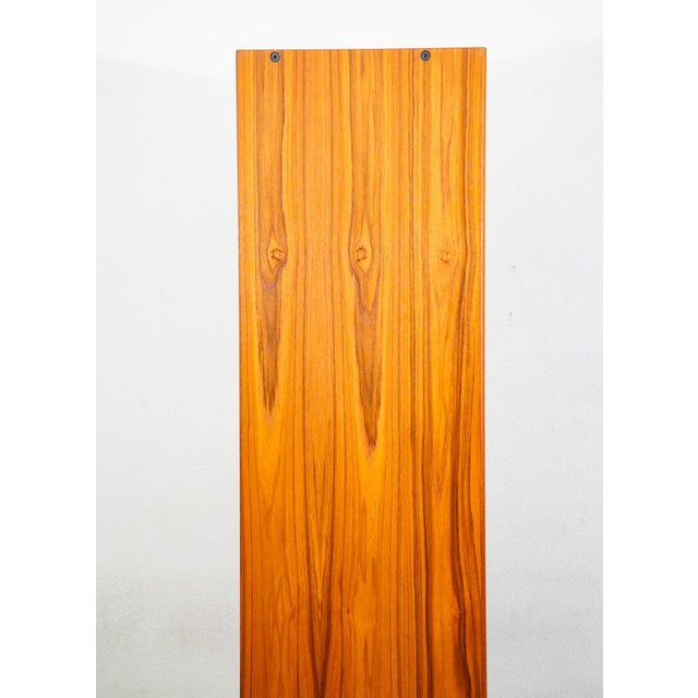 Wood Mid Century Danish Modern Bookshelf Cabinet Teak Shelves Cabinet Doors Wood MCM For Sale - Image 7 of 12