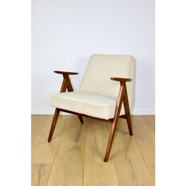 366 Lounge Chair in Dark Oak by Chierowski, 1970s For Sale - Image 4 of 11