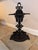 Fantastic quality antique Victorian cast iron umbrella stand, having a quality antique Victorian umbrella stand decorated...