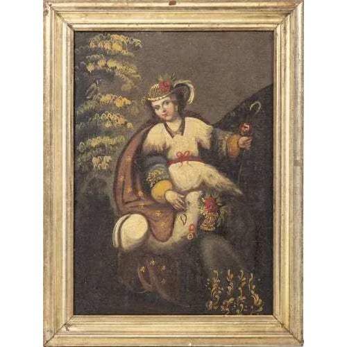 20th century oil on canvas. Dimensions: 68 x 48 cm.