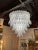 Early 21st Century Large Scale Modern Murano Style Glass Waterfall Chandelier For Sale - Image 5 of 8