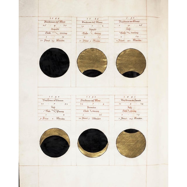 Antique Eclipse Phases Set of 4 Prints – 16" X 20" For Sale In Los Angeles - Image 6 of 18