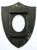 1900 - 1909 Antique Painted Patriotic Picture Frame/Flag Holder Shield For Sale - Image 5 of 6