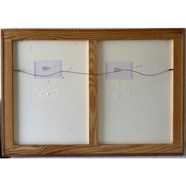 James Brown, Nuba 1981 Graphite Drawing on Brown Paper James Brown Galerie Bernd Kluser, 1981 For Sale - Image 9 of 17