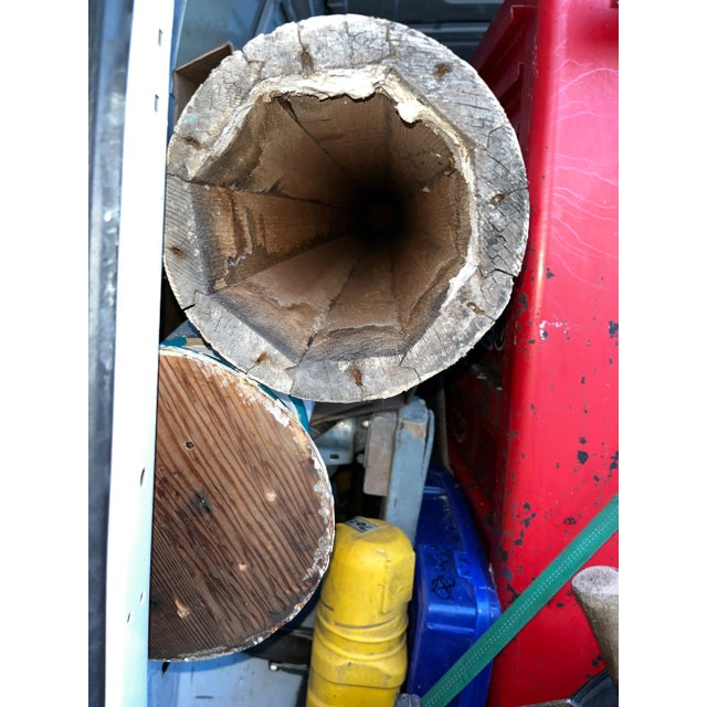 Pair of American Hardwood Architectural Columns Circa Late 19th Century For Sale - Image 13 of 13