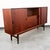 1960s Mid Century Danish Modern Credenza Highboard Sideboard Sliding Teak 4 Doors Bar For Sale - Image 5 of 12