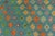 1990s Contemporary Balochi Blue/Beige Wool Rug - 4'0''x5'10'' For Sale - Image 5 of 11