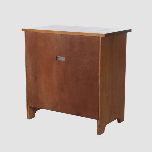 Brown Stickley Arts & Crafts Mission Oak 2-Drawer Entertainment Cabinet 20thC For Sale - Image 8 of 12