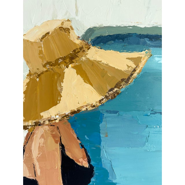 "Big Hat, Cool Toes" Original Modern Oil Painting, by Jennifer Hohlfelder For Sale In Denver - Image 6 of 10