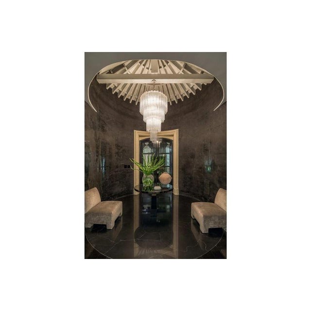 1990s Italian Murano Glass Tronchi Chandeliers, 1990, Set of 2 For Sale - Image 5 of 10