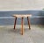 1970s Vintage Italian Live Edge Side Table or Stool in Chestnut Oak, 1970s For Sale - Image 5 of 10