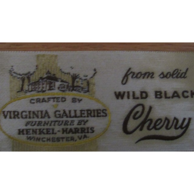 Brown Late 20th Century John Hancock Henkel Harris Secretary Desk Mahogany Secret Compartment For Sale - Image 8 of 11