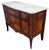 19th C French Louis XV Inlaid & Bronze Mounted Sienna Marble Top Commode Chest For Sale - Image 4 of 16