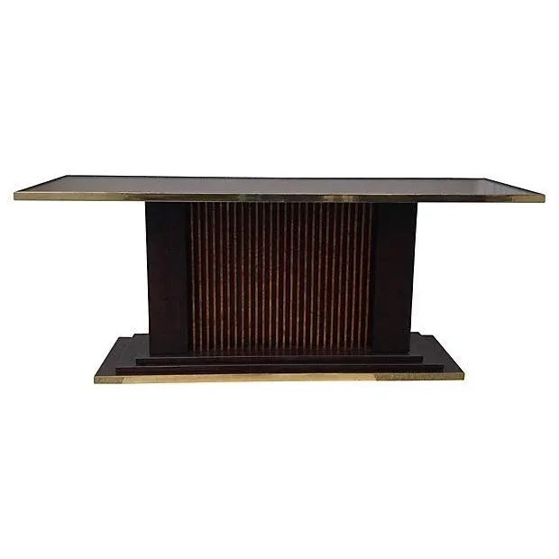 C. 1970's-80's Trouvailles Art Deco Step Tiered Console For Sale