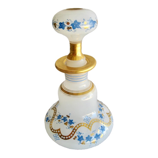 Early 19th Century French Opaline Perfume Bottle For Sale