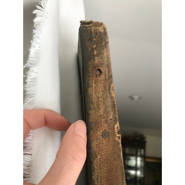 18th Century Life Sized Attributed Bonnie Prince Charlie Oil on Canvas Portrait For Sale - Image 12 of 13