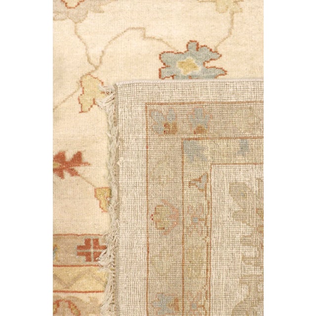 2020s Oushak Collection Wool Area Rug-12' 1" X 17' 2", Ivory For Sale - Image 5 of 7