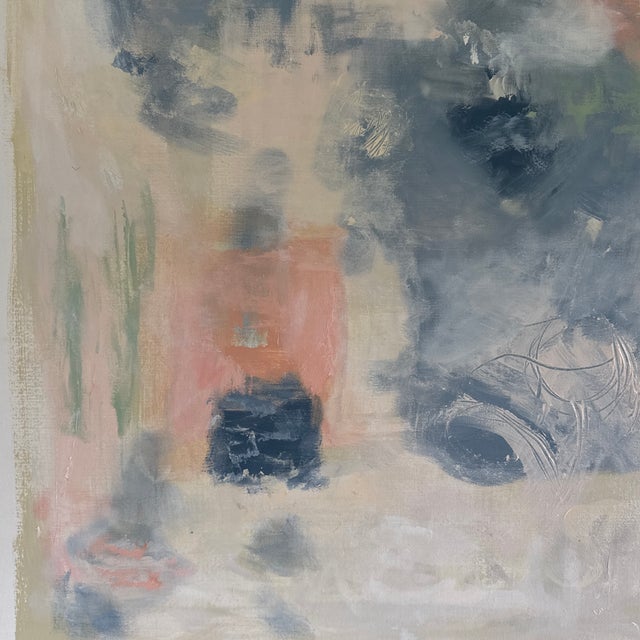 Original Large Abstract Acrylic Ethereal Painting For Sale - Image 4 of 12