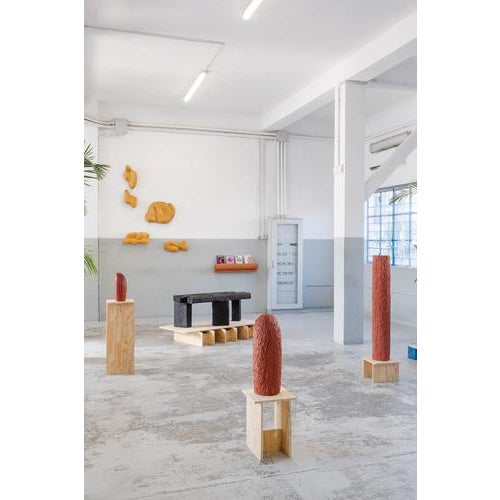 Volume 01 Table Lamp in Red Mahogany and Stained Abachi Wood by Tellurico For Sale - Image 6 of 9