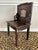 Fabulous Antique Chinoiserie Rustic Carved Hardwood Chair with Inset Stone Panel. Beautiful architectural detailing...