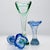 Blue Murano Glass Vases, Italy, 1970, Set of 3 For Sale - Image 8 of 11