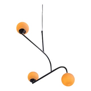 Pholc Mobil 70 Pendant by Monika Mulder in Matte Nickel For Sale