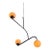 Pholc Mobil 70 Pendant by Monika Mulder in Matte Nickel For Sale