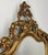 Gold Vintage French Wall Mirror with Ornate Carved Frame For Sale - Image 8 of 10