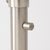 Nova Float Contemporary Chairside Arc Floor Lamp - Satin Nickel Finish Steel Base, Turquoise Linen Drum Shade, Dimmable, 75 Inch Modern Statement Lamp For Sale In Los Angeles - Image 6 of 8