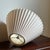 Small Mid-20th Century Scalloped Lamp Shade For Sale - Image 10 of 12