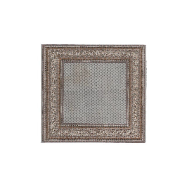 Vintage Square Caucasian Rug 7'10'' X 8'3'' 94'' x 99''/ 240 x 252 Cm Hand woven with high quality pure wool Excellent...