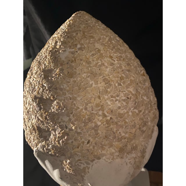 Mid 20th Century A Cast Stone Decorative Finial Resembling a Pineapple or Artichoke. 17” Height , Solid For Sale - Image 9 of 12
