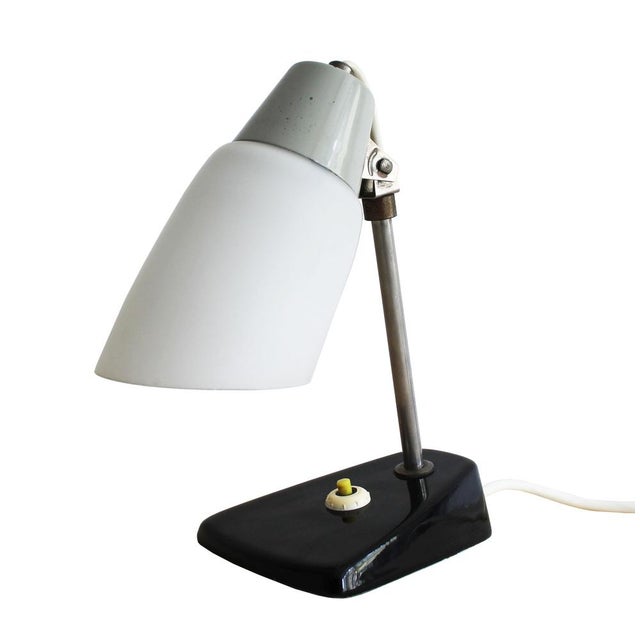 Mid-Century Czech Table Lamp by Jaroslav Anýž for Lustry Kamenický Šenov, 1950s For Sale - Image 12 of 12