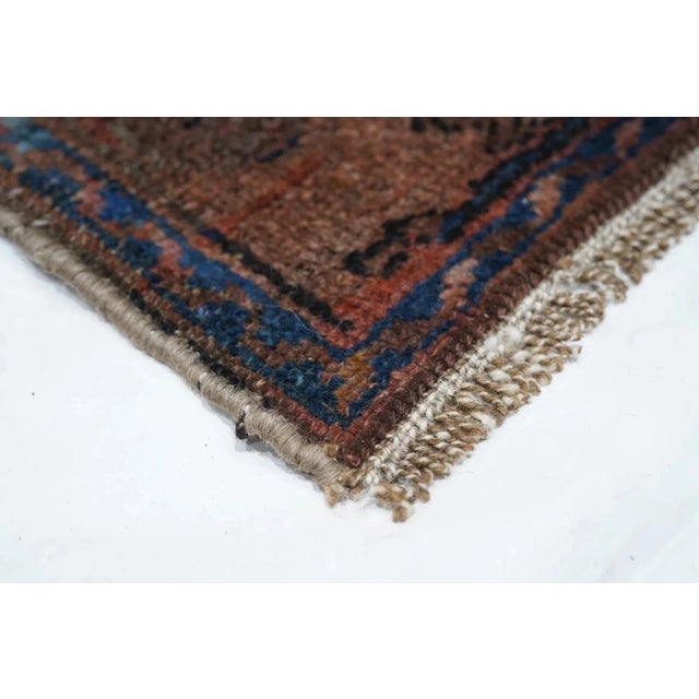 19th Century Antique Hamadan Rug 3'4'' x 6'2'' For Sale - Image 5 of 11