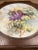 Wood French Limoges Still Life Hand Painted Wood Framed Porcelain Decorative Plate For Sale - Image 7 of 11