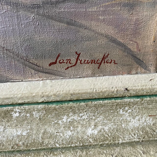 Farm View, 1890s, Oil on Canvas For Sale - Image 8 of 10