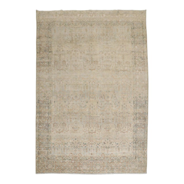 Light Color Persian Antique Kerman rug no. j5228 For Sale