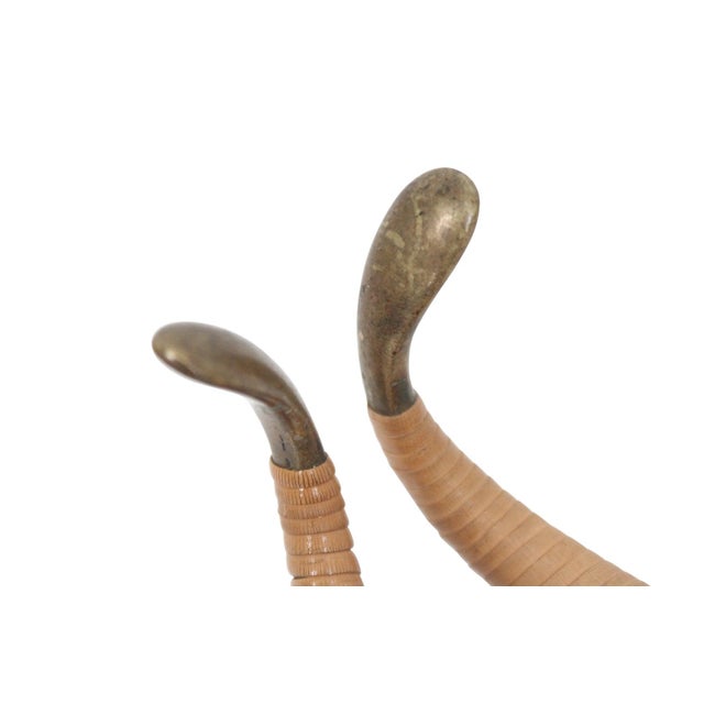 1950s Carl Auböck Brass and Cane Pipe Rest Chairish