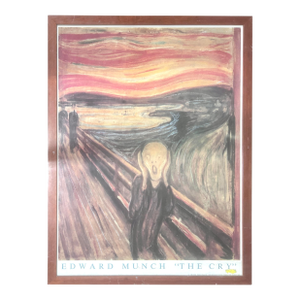 Original Framed Poster Edward Munch “The Cry”