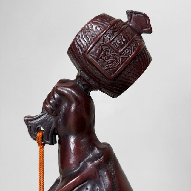 Metal Large Japanese Daikoku Statue, 1950s For Sale - Image 7 of 13