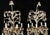 19th Century Neoclassic Giltwood and Rock Crystal Girandole Lamps a Pair For Sale - Image 5 of 13
