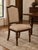 Late 20th Century Set of Six Late 20th Century Walnut Dining Chairs With Sculptural Armchairs For Sale - Image 5 of 6