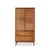 American of Martinsville Mid Century Walnut and Cane Armoire Dresser This armoire measures: 32 wide x 18 deep x 62.5...