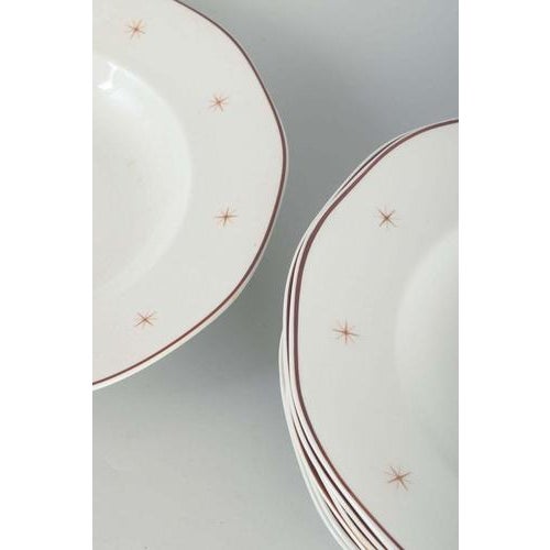 Orient Soup Plates in Porcelain from Arabia, Finland, 1940s, Set of 7 For Sale - Image 3 of 5