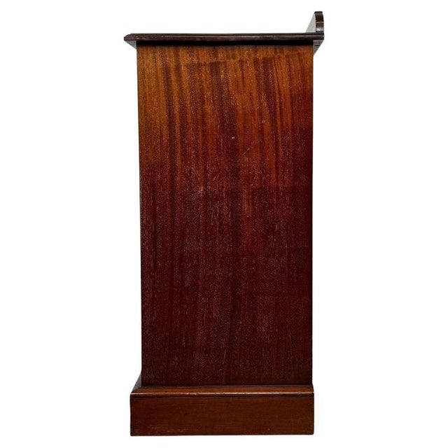 Brown Antique Mahogany Bedside Cabinet, 1900s For Sale - Image 8 of 12